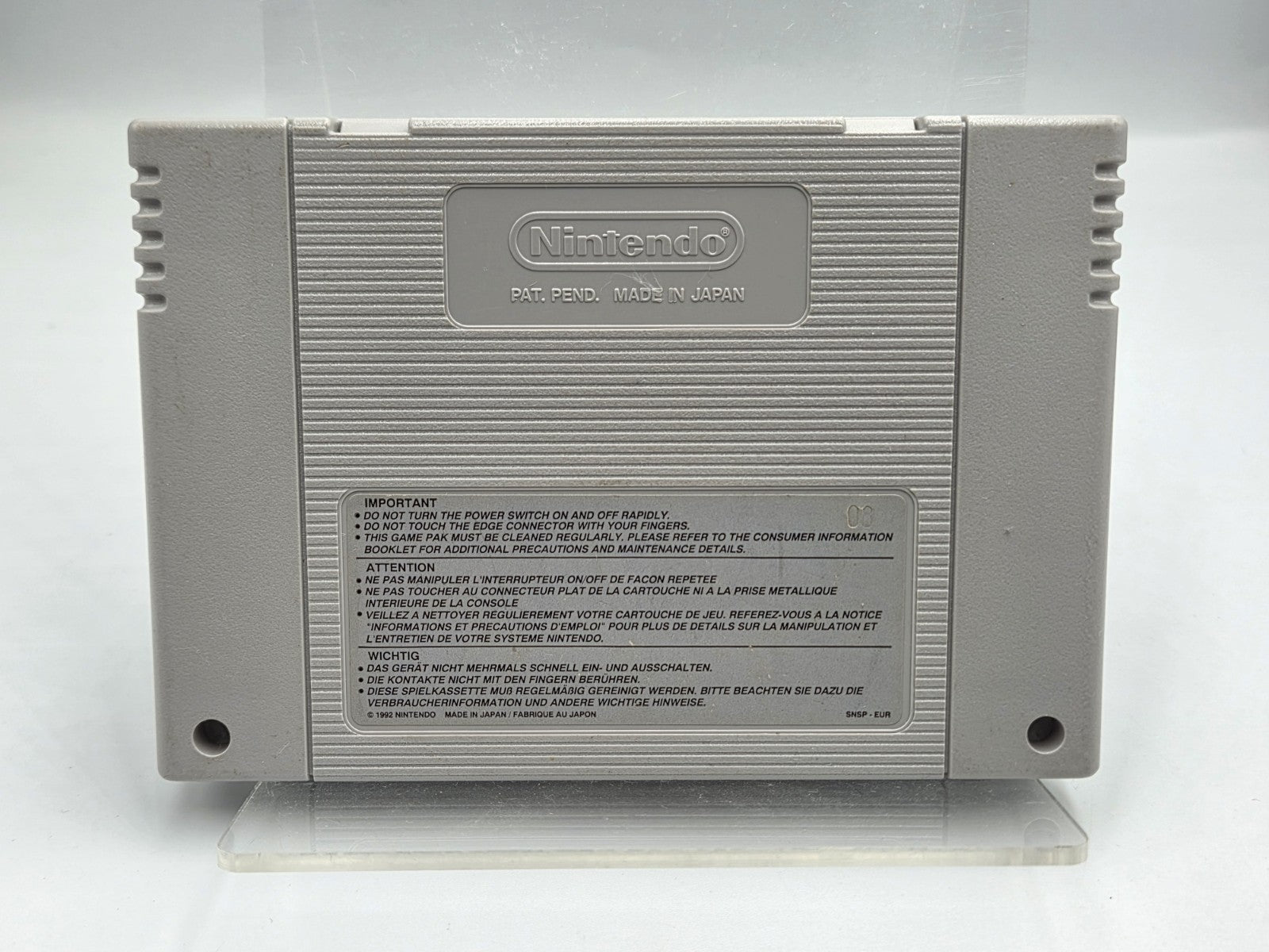 SNES Super Nintendo Frank Thomas Big Hurt Baseball Modul EUR