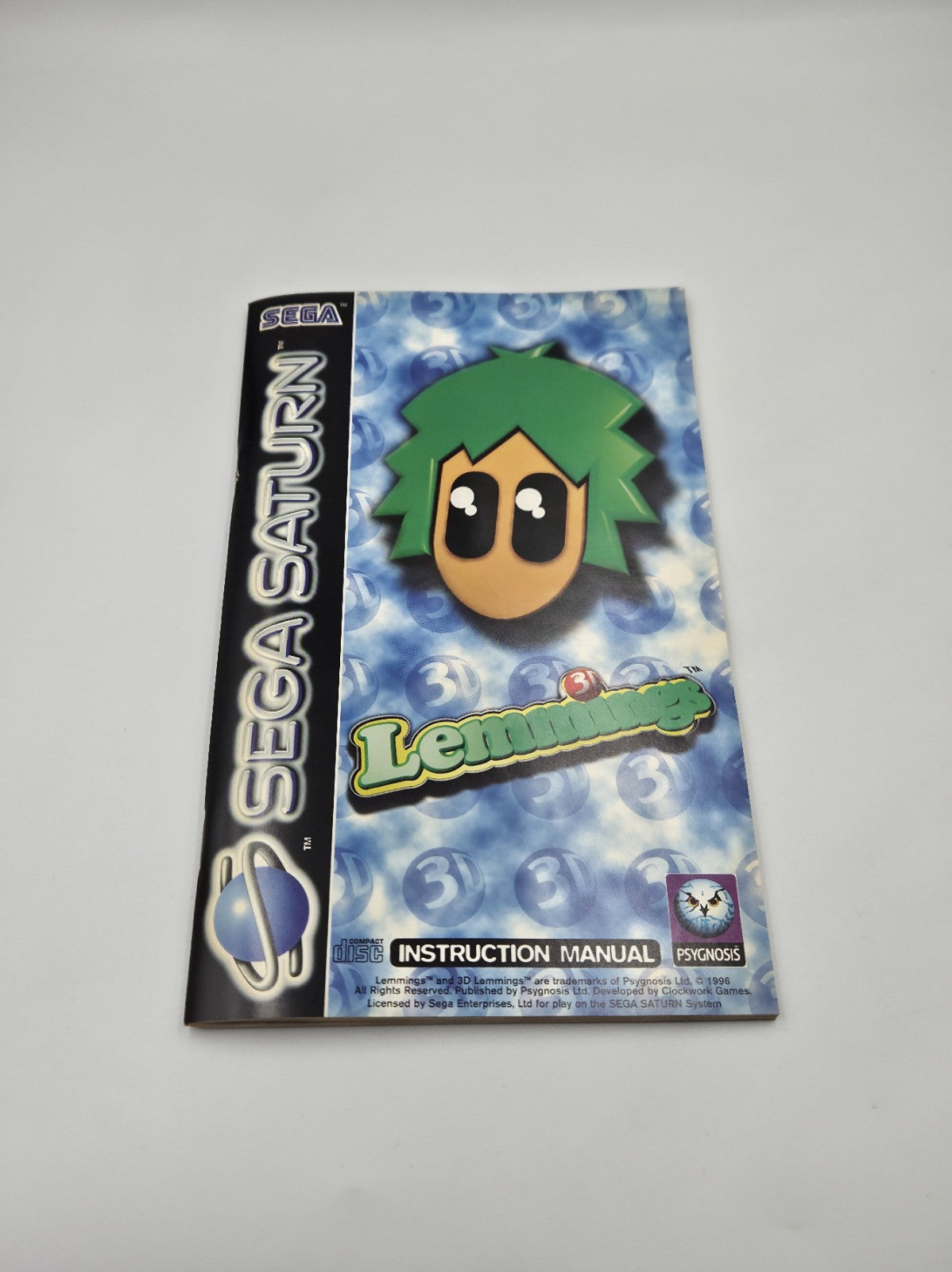 Sega Saturn Spiel Lemmings mit OVP und Anleitung Multi Language 