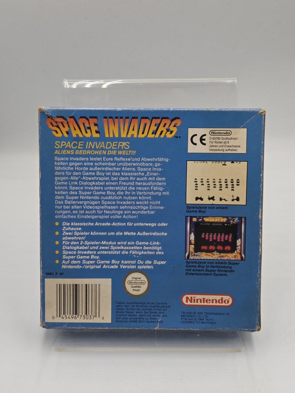 Nintendo Game Boy Classic Spiel Space Invaders mit OVP und Anleitung NOE