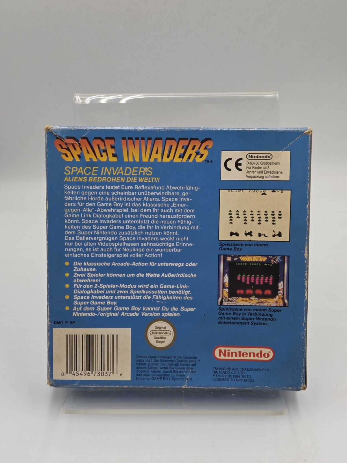Nintendo Game Boy Classic Spiel Space Invaders mit OVP und Anleitung NOE