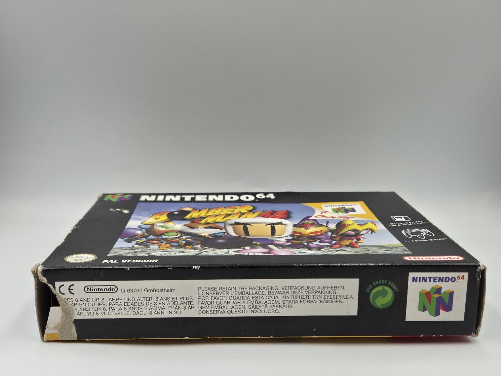 N64 Nintendo 64 Bomberman 64 mit OVP und Anleitung NOE