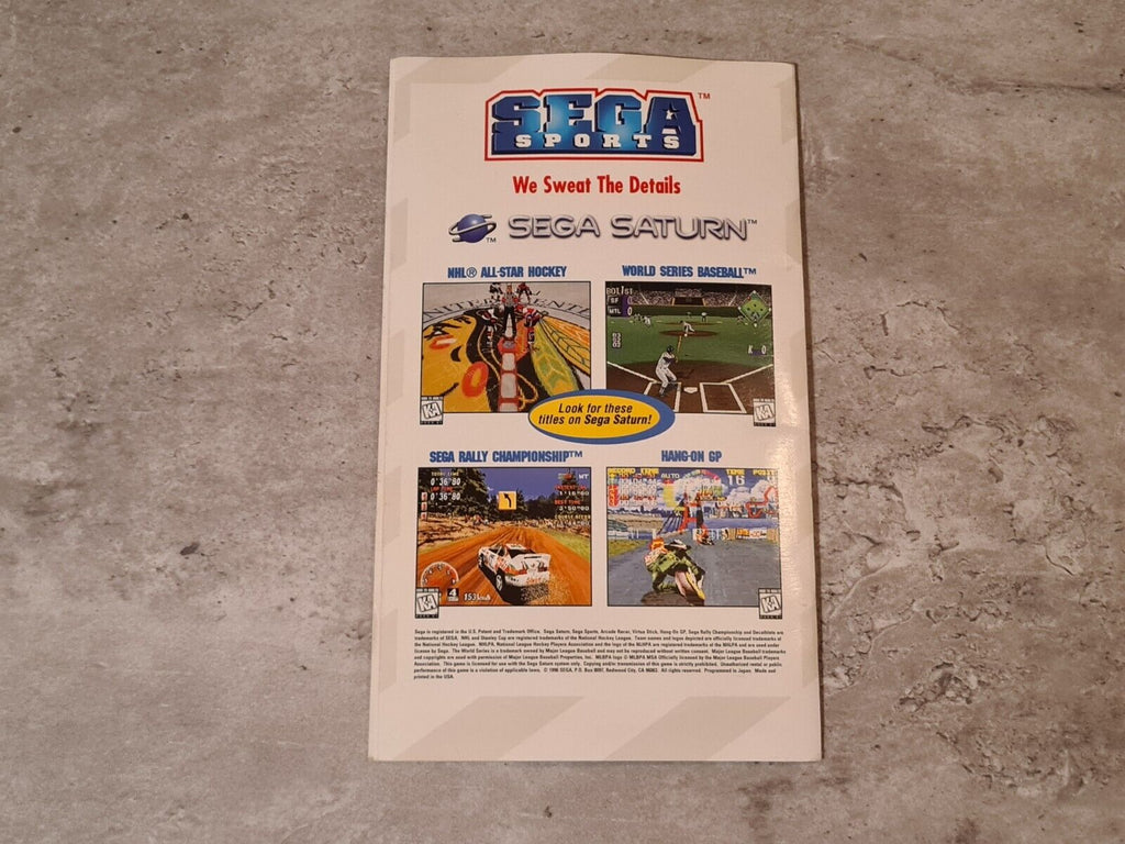 Sega Saturn Decathlete mit OVP und Anleitung NTSC-USA - T-Retro-Games 
