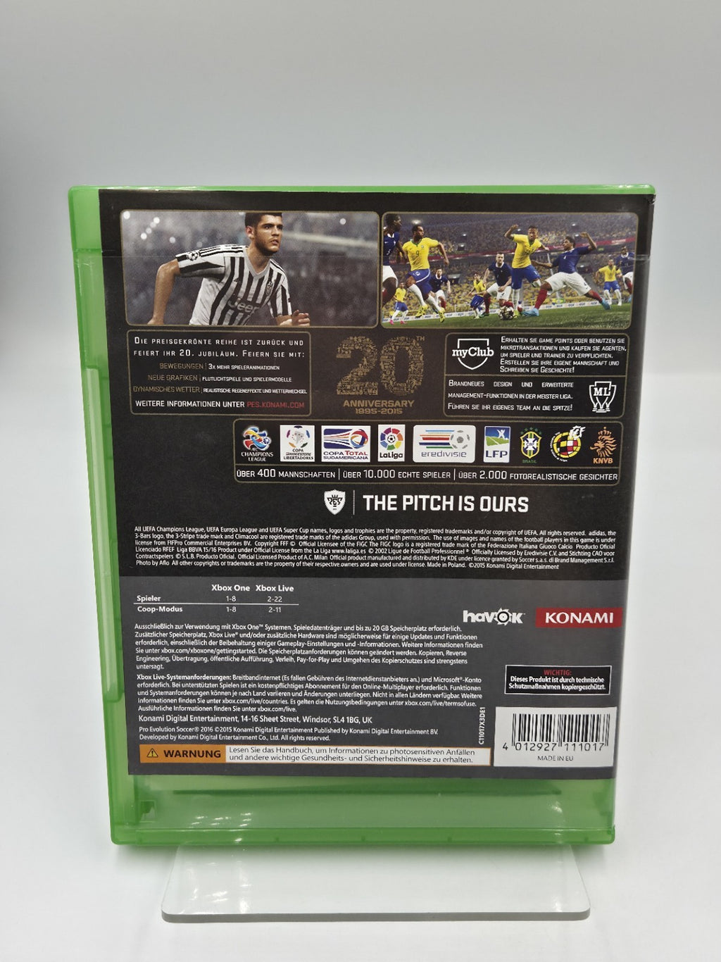 XBOXOne Spiel PES 2016 Day 1 Edition mit OVP und Anleitung Deutsch