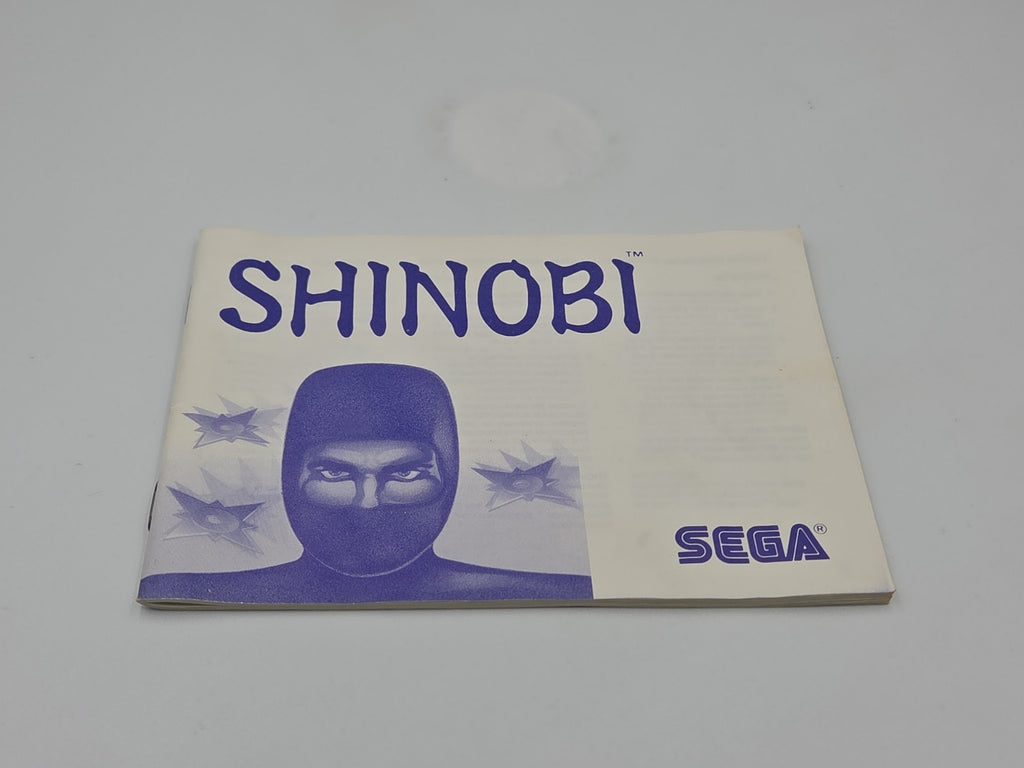 Sega Master System Spiel Shinobi mit OVP und Anleitung Multi Language 