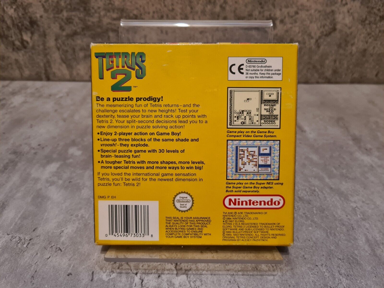 Nintendo Game Boy Classic Tetris 2 mit OVP und Anleitung UKV - T-Retro-Games 