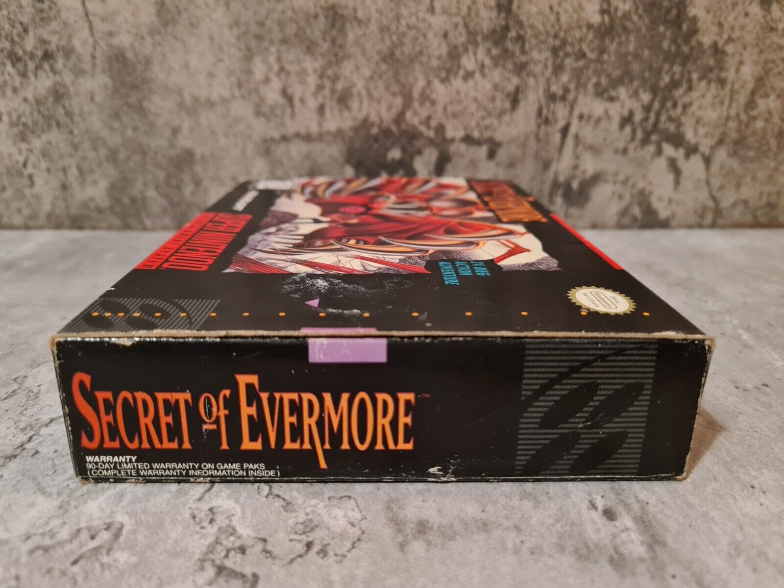 SNES Super Nintendo Secret of Evermore mit OVP und Anleitung + Poster NTSC USA - T-Retro-Games 