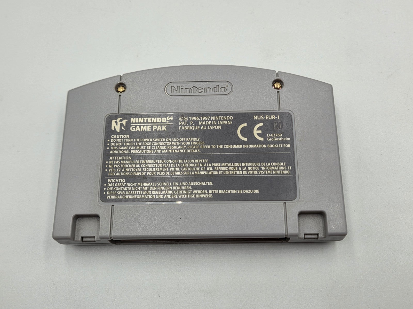 N64 Nintendo 64 Nagano Winter Olympics 98 mit OVP und Anleitung EUR