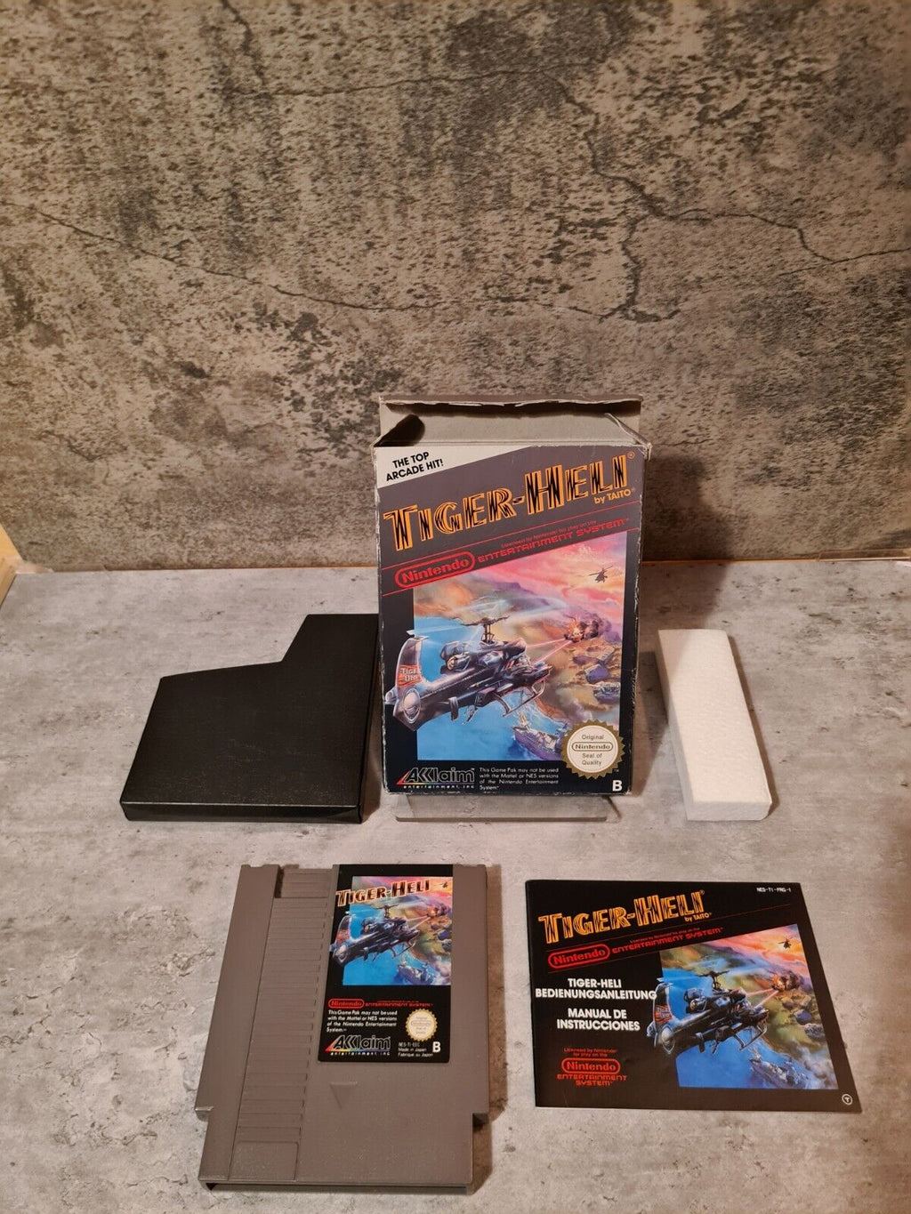 NES Tiger-Heli mit OVP und Anleitung FRG - T-Retro-Games 