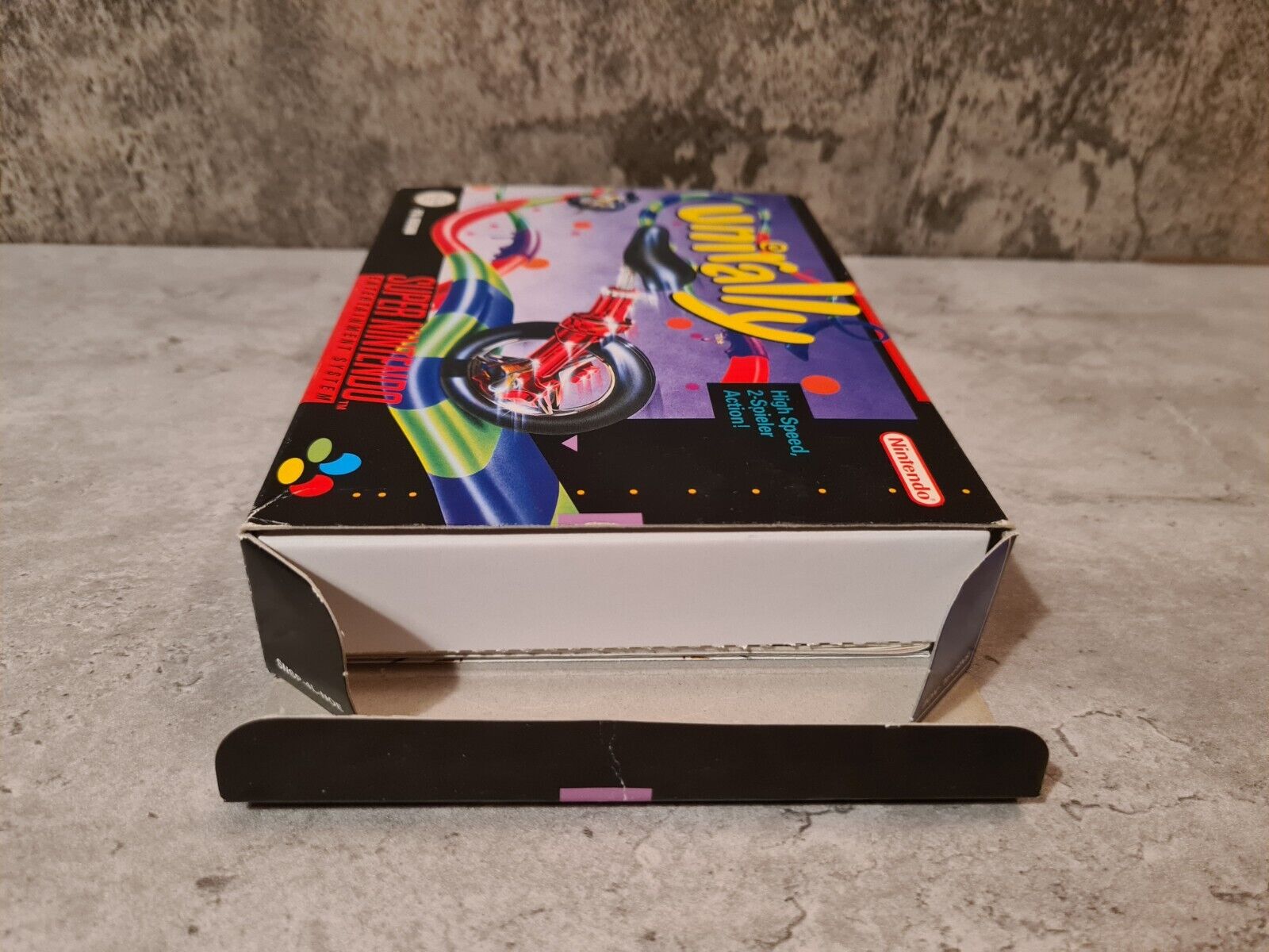 SNES Super Nintendo Unirally mit OVP und Anleitung NOE - T-Retro-Games 