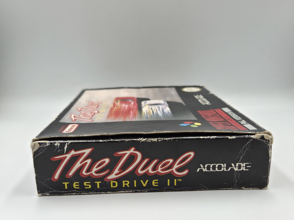 SNES Super Nintendo The Duel Test Drive II mit OVP und Anleitung ESP