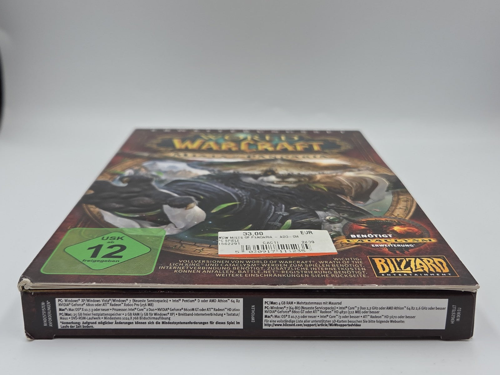 PC Spiel World of WarCraft Mists of Pandaria Erweiterungsset OVP
