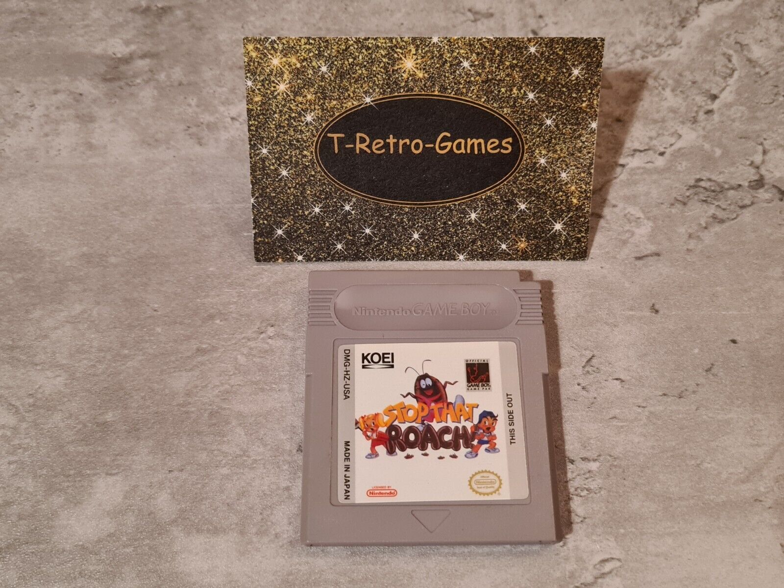 Nintendo Game Boy Classic Spiel Stop That Roach Modul USA - T-Retro-Games 