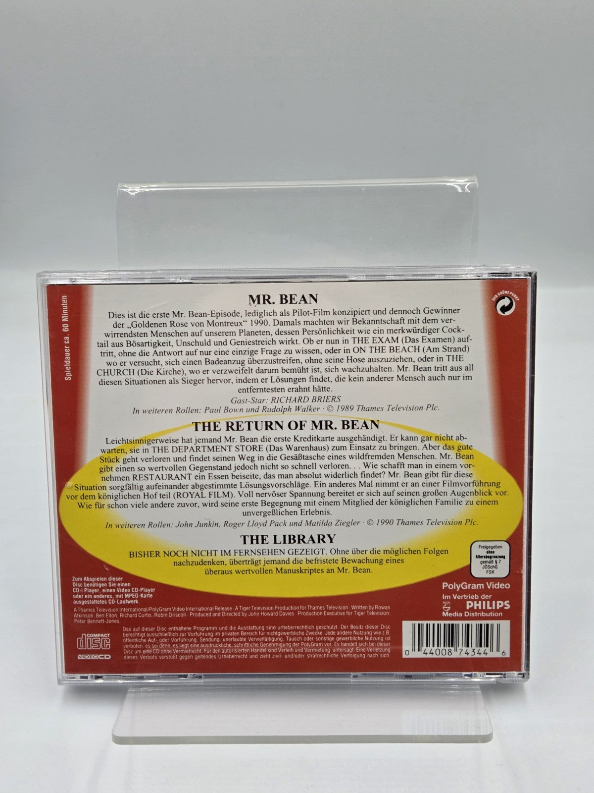 Philips CD-i Video CD Rowan Atkinson In The Amazing Adventures of Mr. Bean 