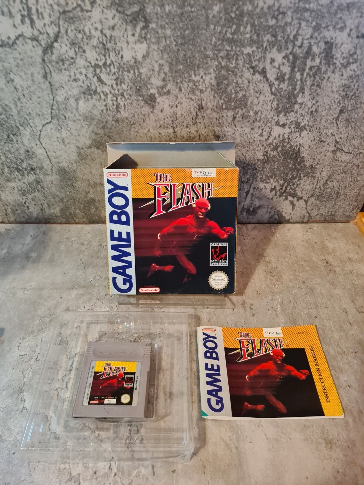 Nintendo Game Boy Classic The Flash mit OVP und Anleitung UKV - T-Retro-Games 