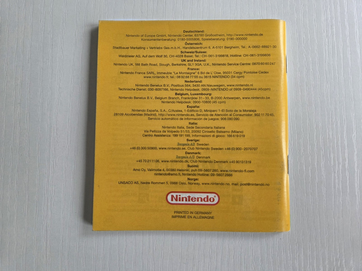 Game Boy Advance Super Mario Advance 4 Super Mario Bros. 3 Spielanleitung NEU6