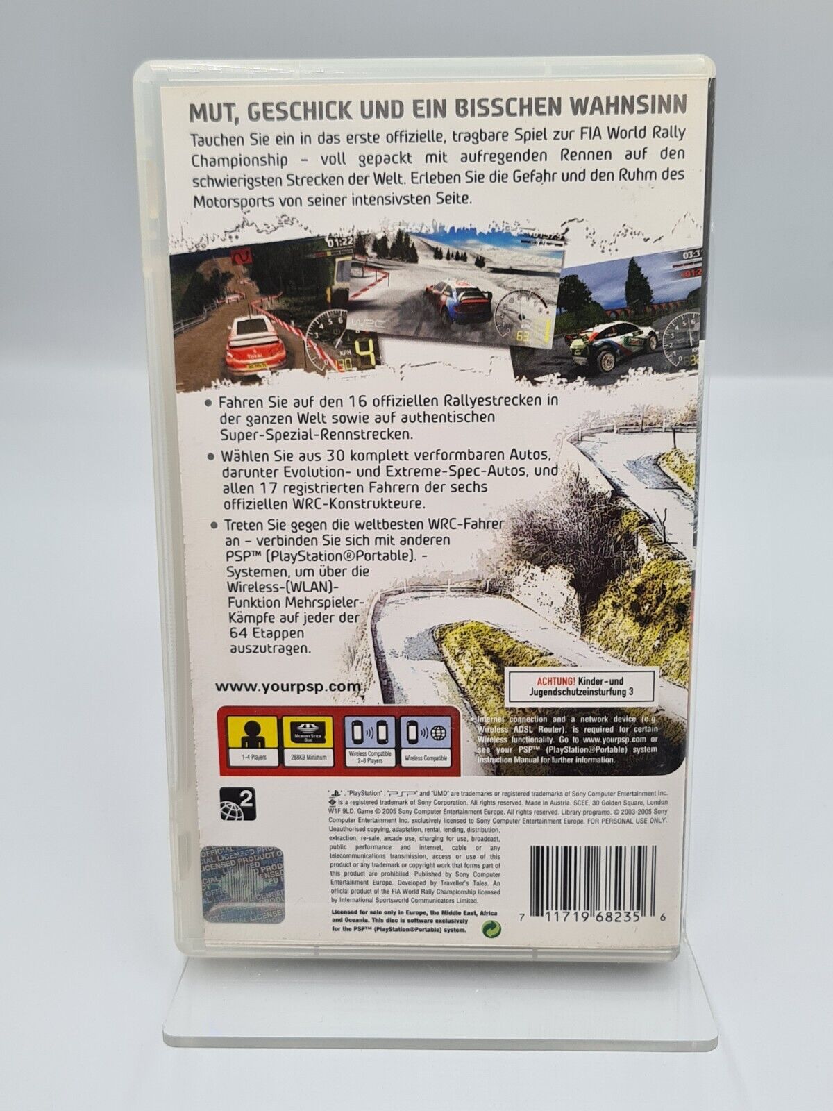 Sony PSP Spiel WRC World Rally Championship mit OVP und Anleitung Deutsch - T-Retro-Games 