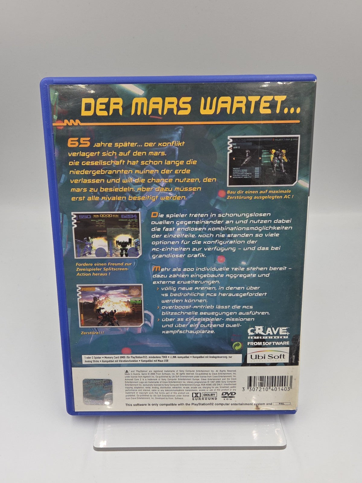 PS2 Playstation 2 Spiel Armored Core 2 mit OVP und Anleitung Deutsch