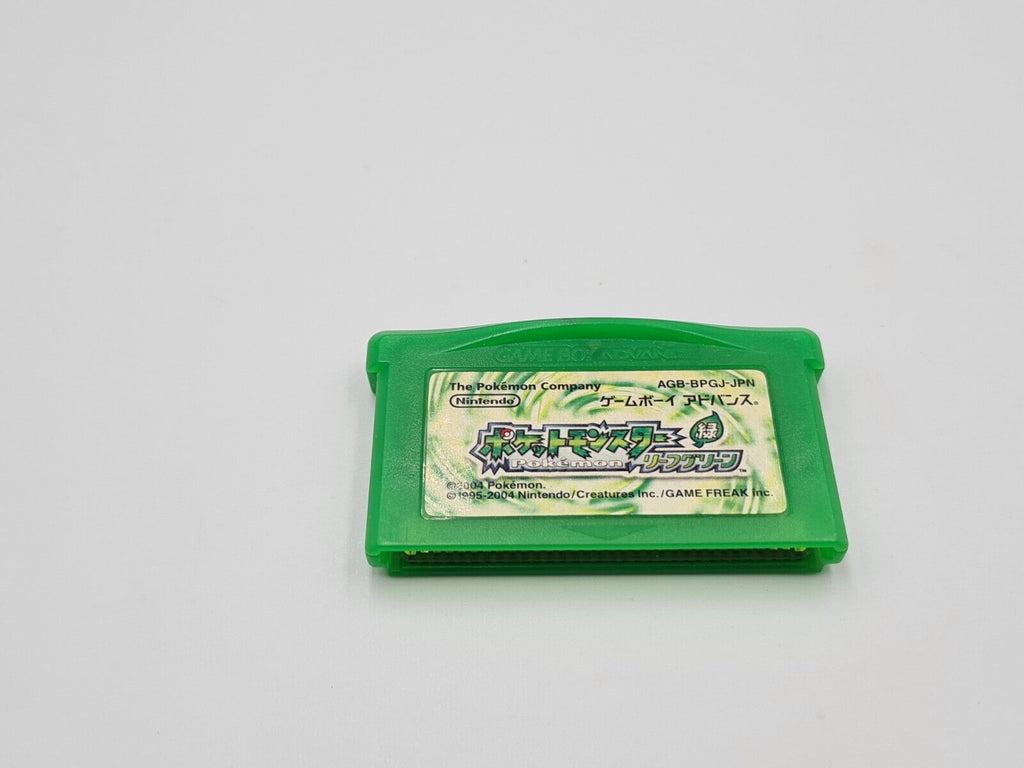 Nintendo Game Boy Advance Pokemon LeafGreen mit OVP und Anleitung Japan NTSC-J - T-Retro-Games 