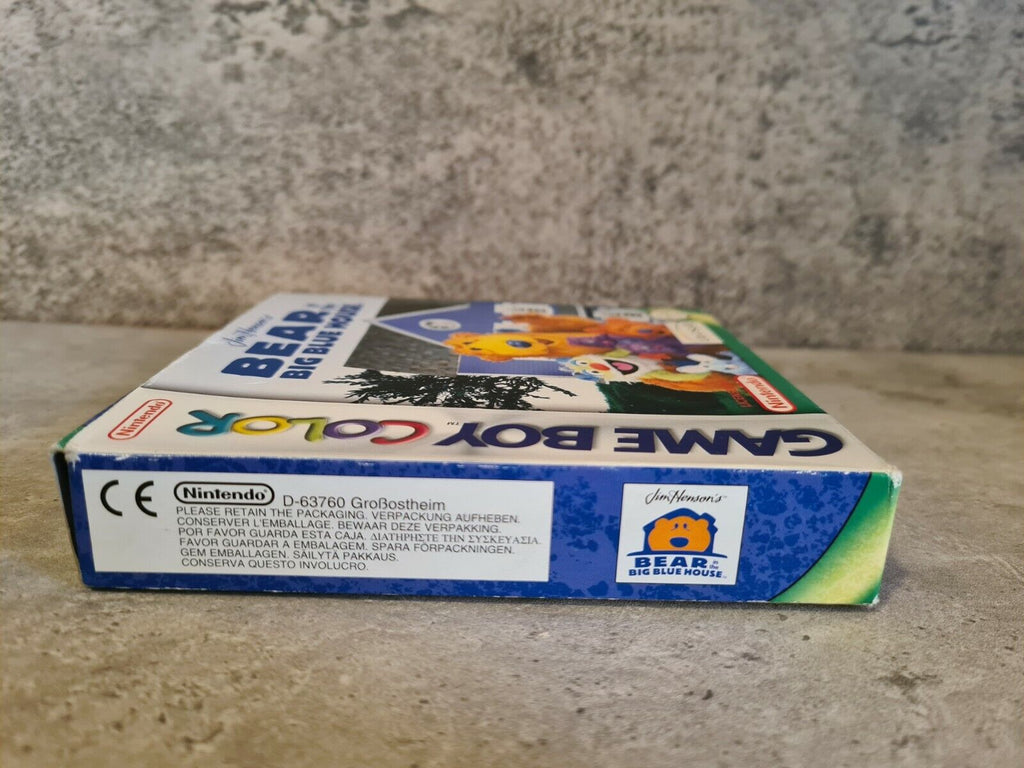 Nintendo Game Boy Color Bear in the Big Blue House mit OVP und Anleitung EUR - T-Retro-Games 