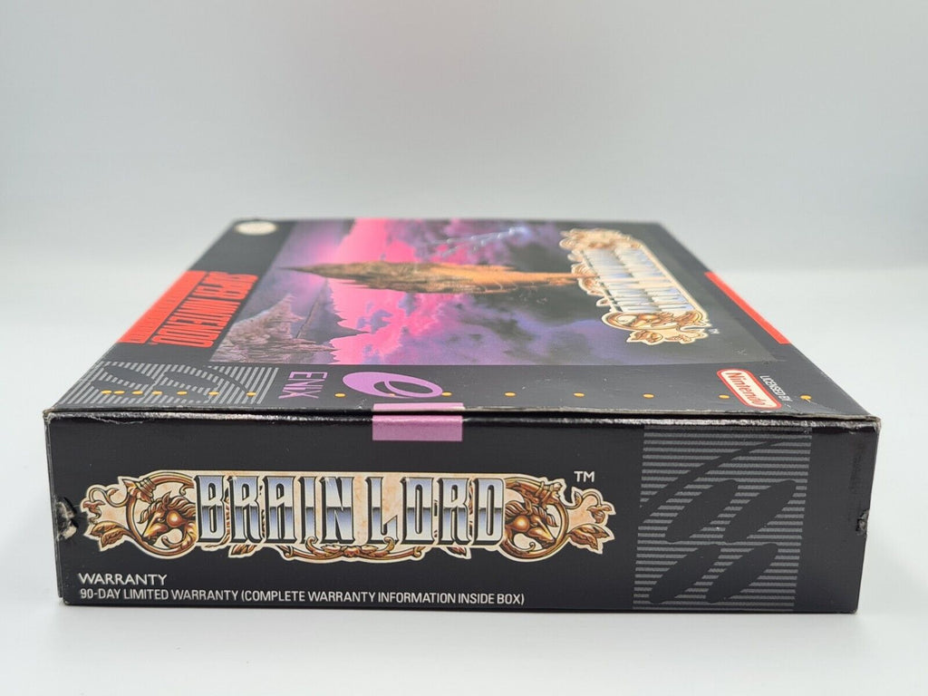 SNES Super Nintendo Brain Lord mit OVP und Anleitung NTSC-USA - T-Retro-Games 