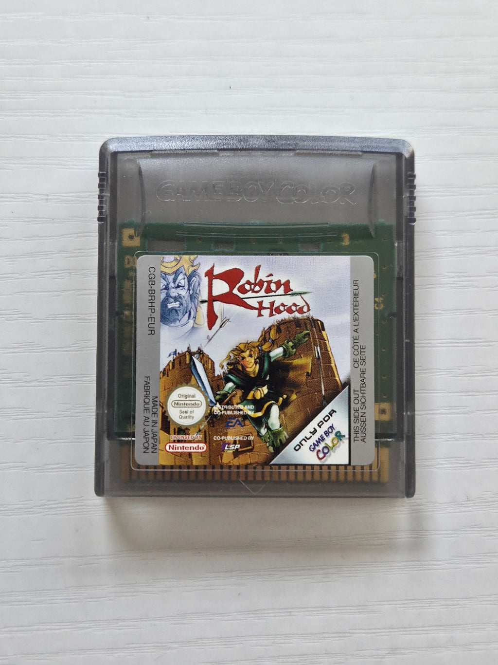Nintendo Game Boy Color Spiel Robin Hood Modul EUR