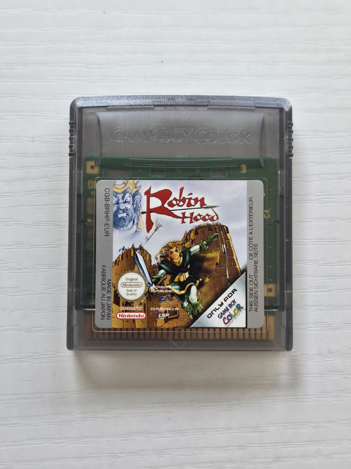 Nintendo Game Boy Color Spiel Robin Hood Modul EUR