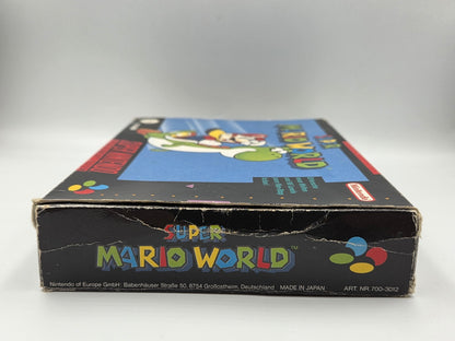 SNES Super Nintendo Super Mario World mit  OVP und Anleitung NOE