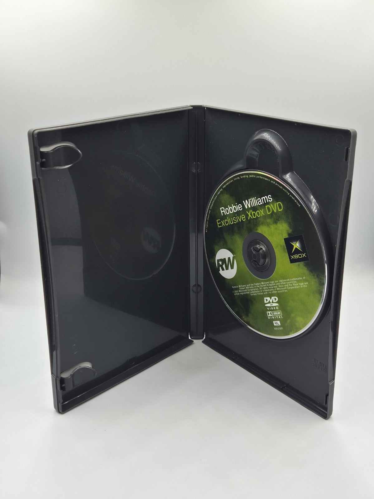 XBOX Robbie Williams Exclusive Xbox DVD Audio Tracks Visual Tracks