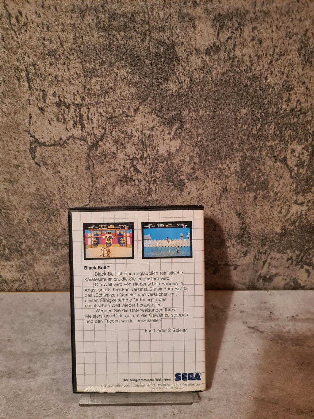 Sega Master System Black Belt mit OVP und Anleitungen Multi Language - T-Retro-Games 