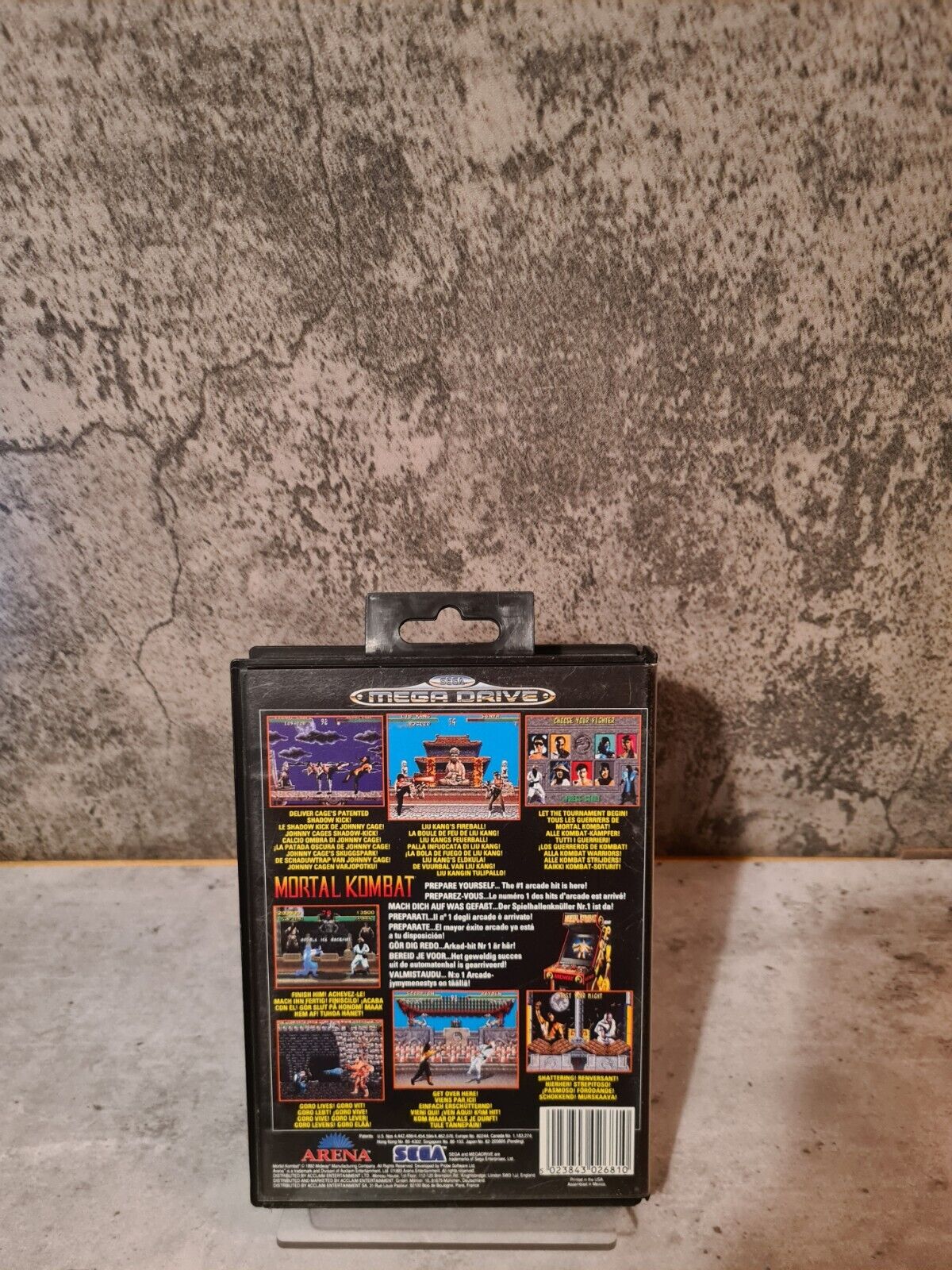 Sega Mega Drive Spiel Mortal Kombat mit OVP und Anleitung Multi Language - T-Retro-Games 