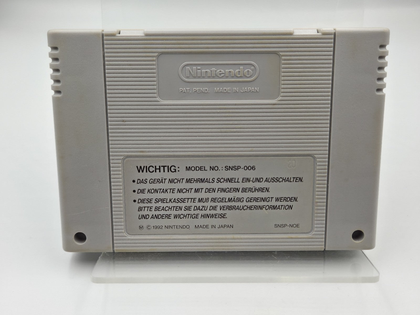 SNES Super Nintendo NBA All-Star Challenge NOE Modul