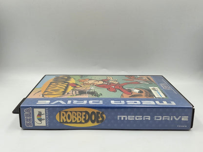 Sega Mega Drive Spiel Robbedoes / Spirou mit OVP und Anleitung Multi Language 