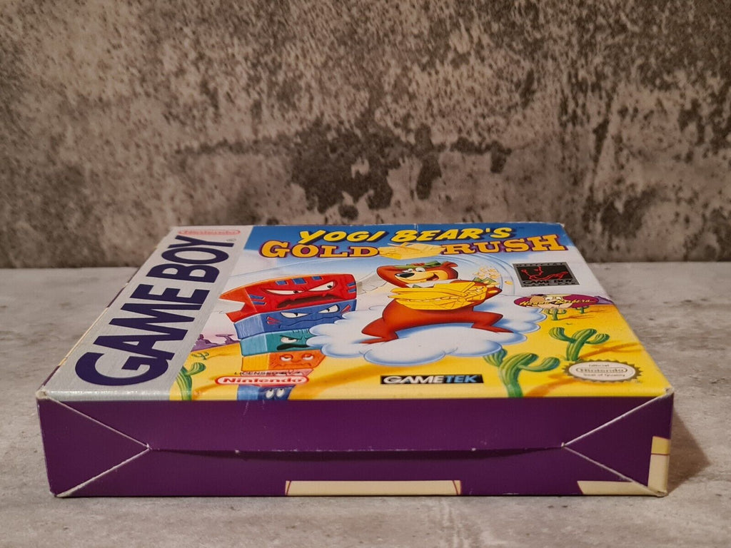 Nintendo Game Boy Classic Spiel Yogi Bear's Gold Rush mit OVP und Anleitung USA - T-Retro-Games 