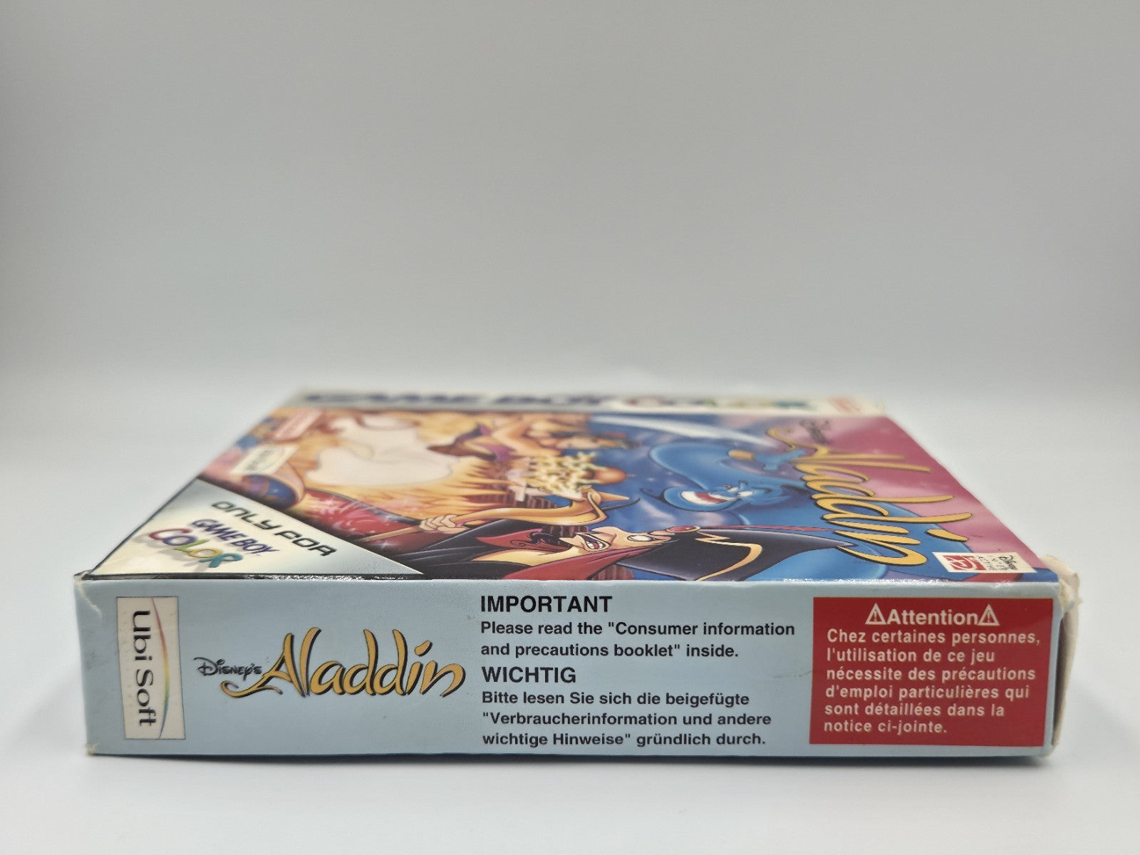 Nintendo Game Boy Color Spiel Disney's Aladdin mit OVP und Anleitung EUR