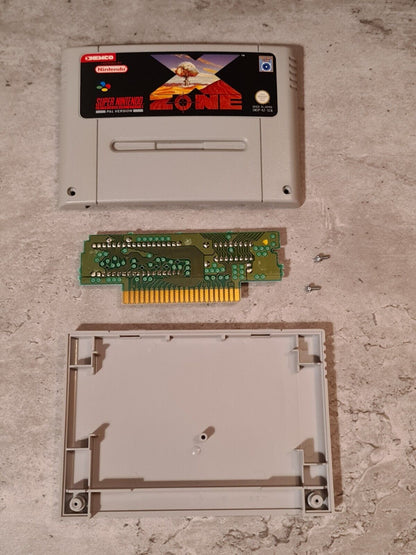 SNES Super Nintendo X-Zone mit OVP und Anleitung SCN - T-Retro-Games 