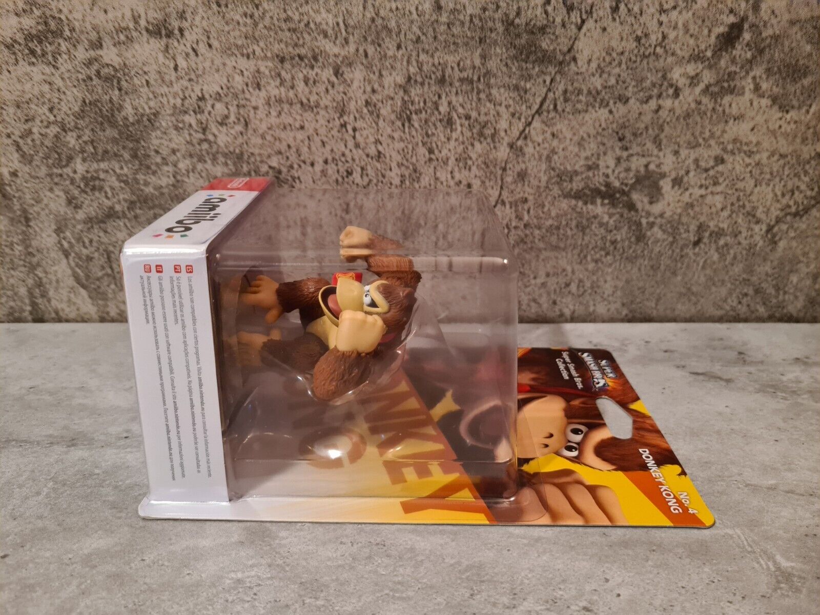 Amiibo Sammlerfigur Super Smash Bros. Collection Donkey Kong NO. 4 Sealed - T-Retro-Games 