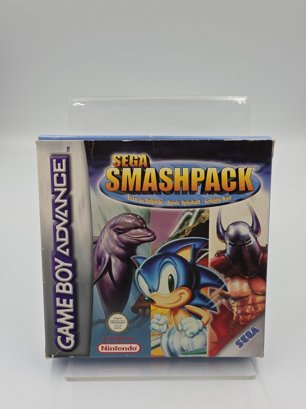 Nintendo Game Boy Advance Spiel Sega Smashpack mit OVP und Anleitung EUR