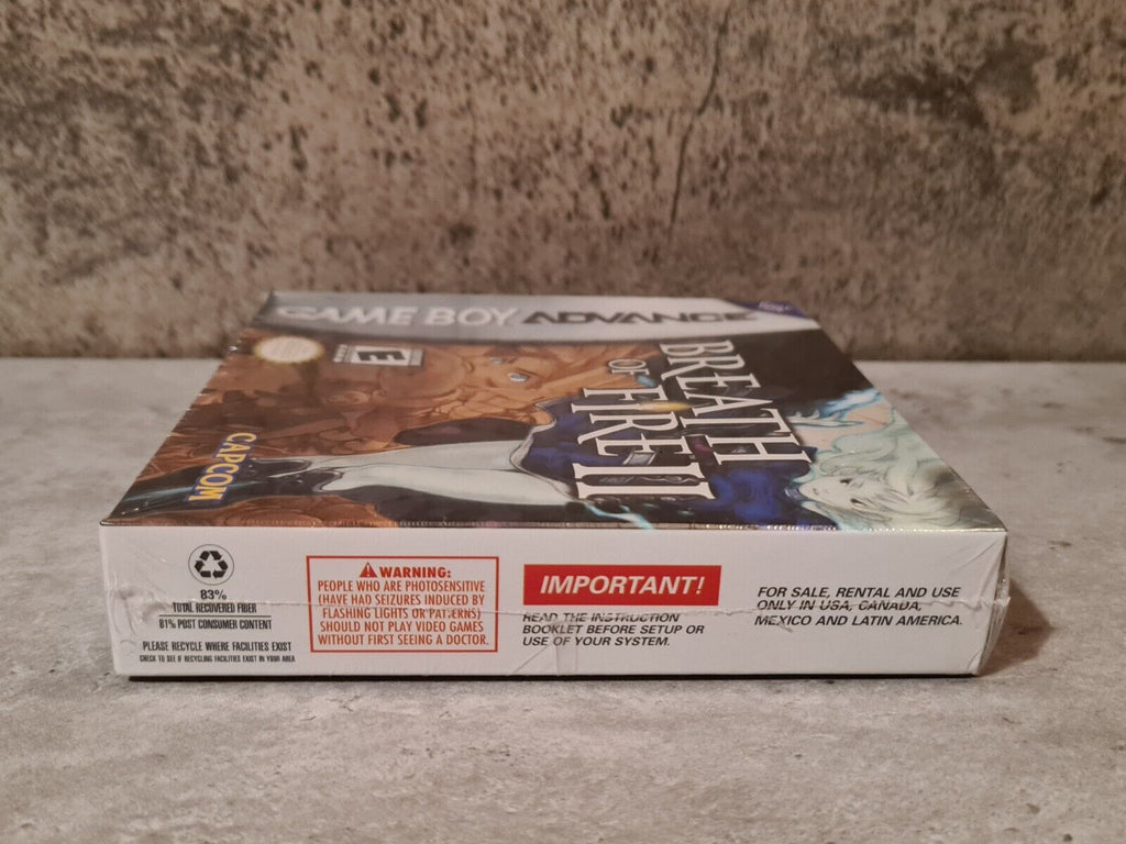 Nintendo Game Boy Advance Breath of Fire II USA Sealed Neu New - T-Retro-Games 