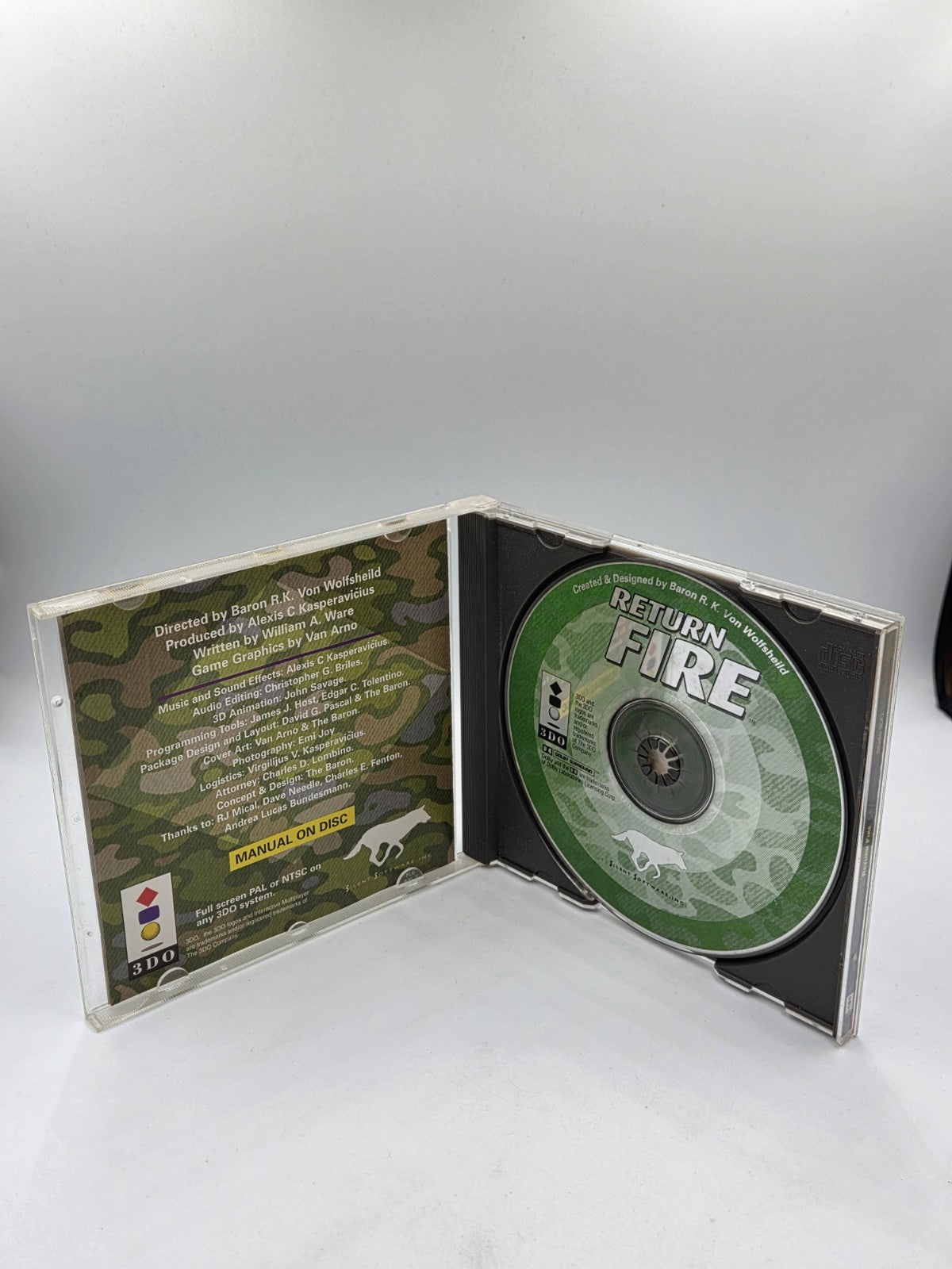 3DO Spiel Return Fire mit OVP und Anleitung Deutsch