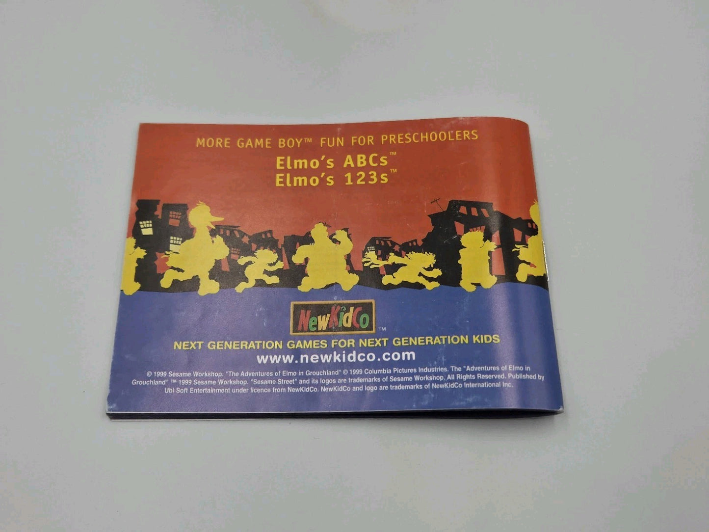 Game Boy Color Die Abenteuer von Elmo im Grümmelland mit OVP und Anleitung NOE