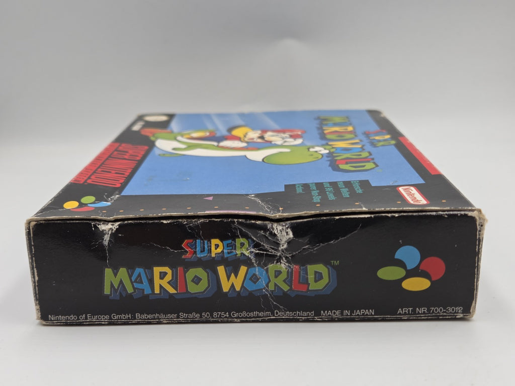 SNES Super Nintendo Spiel Super Mario World mit  OVP und Anleitung NOE