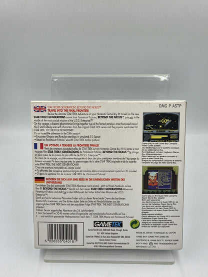Game Boy Classic Star Trek Generations Beyond The Nexus + OVP und Anleitung EUR
