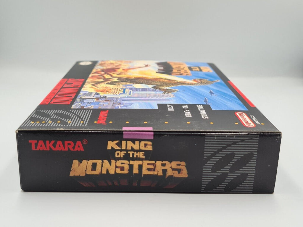 SNES Super Nintendo King Of The Monsters New Old Stock NTSC USA - T-Retro-Games 
