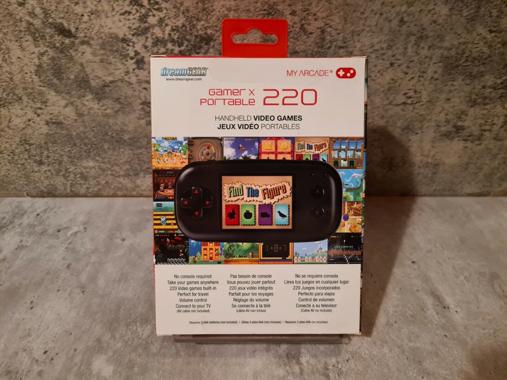 DreamGear 220 Handheld Video Games Neu - T-Retro-Games 