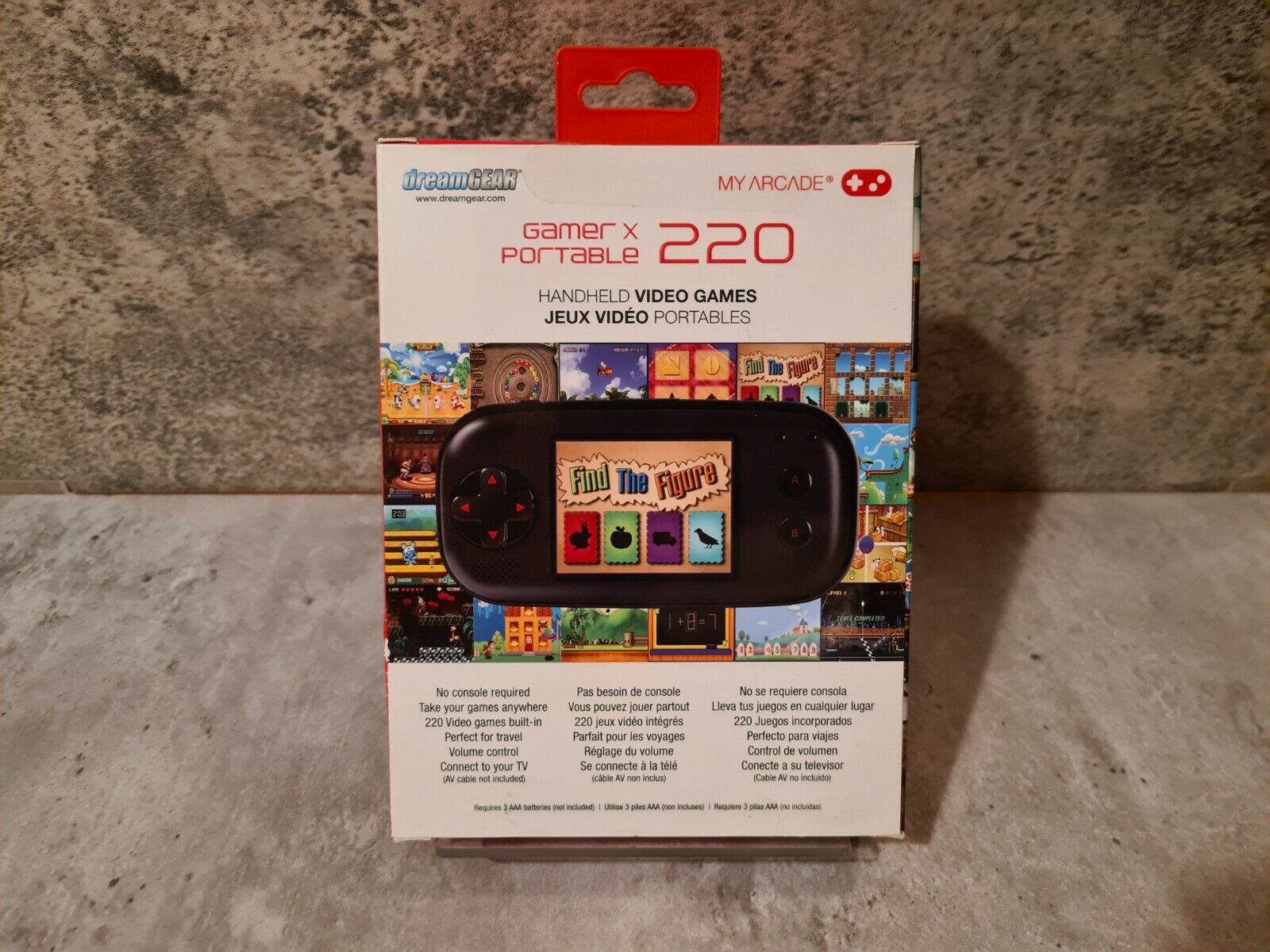 DreamGear 220 Handheld Video Games Neu - T-Retro-Games 