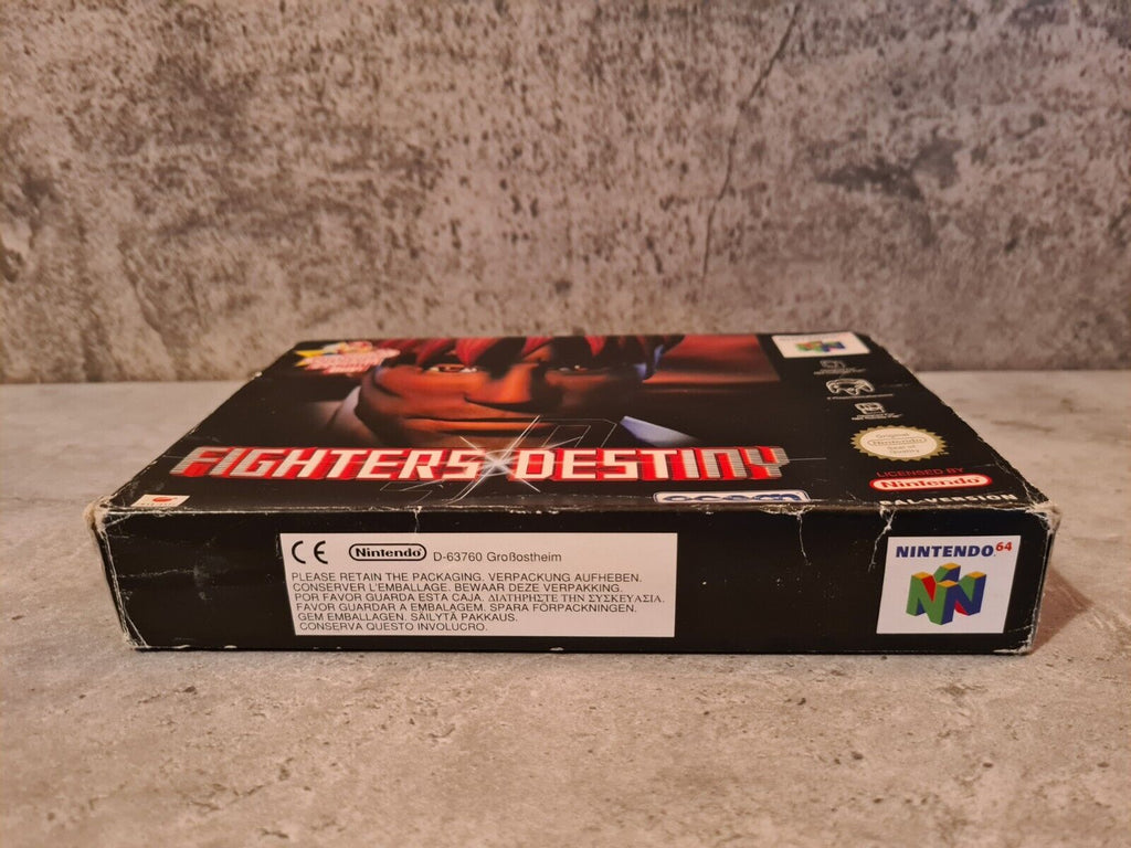 N64 Nintendo 64 Fighter's Destiny mit OVP und Anleitung NOE/EUR - T-Retro-Games 
