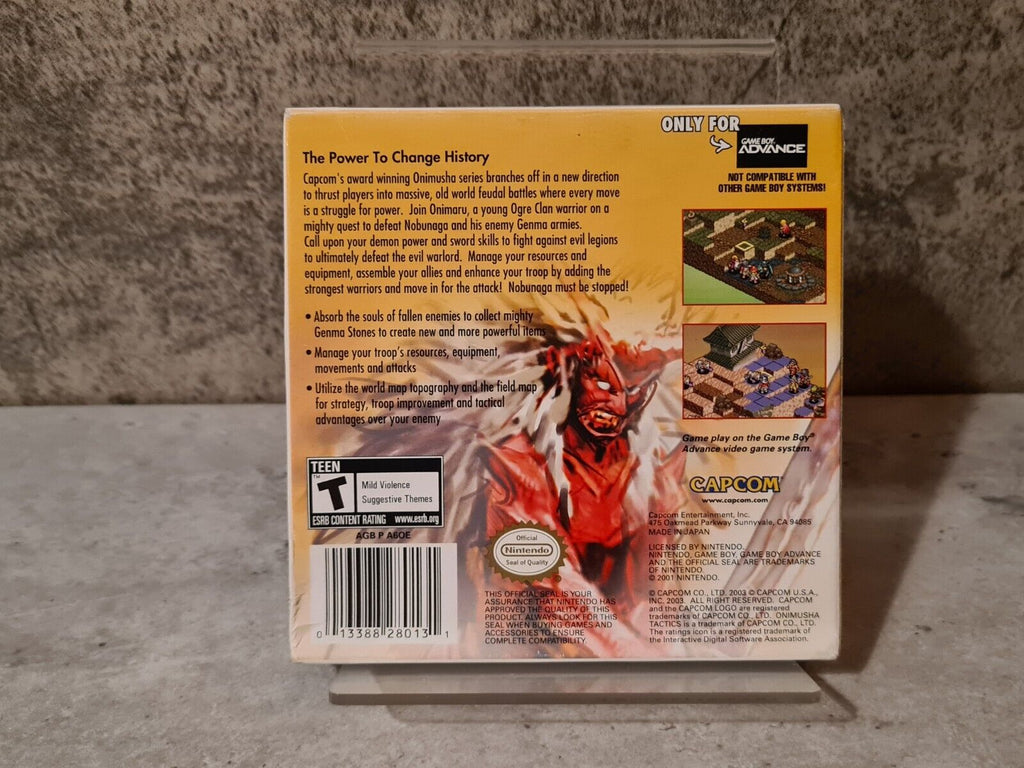 Nintendo Game Boy Advance Onimusha Tactics mit OVP und Anleitung USA - T-Retro-Games 