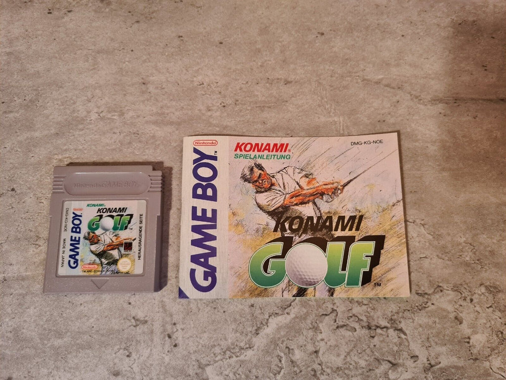 Nintendo Game Boy Classic Konami Golf mit OVP und Anleitung NOE - T-Retro-Games 