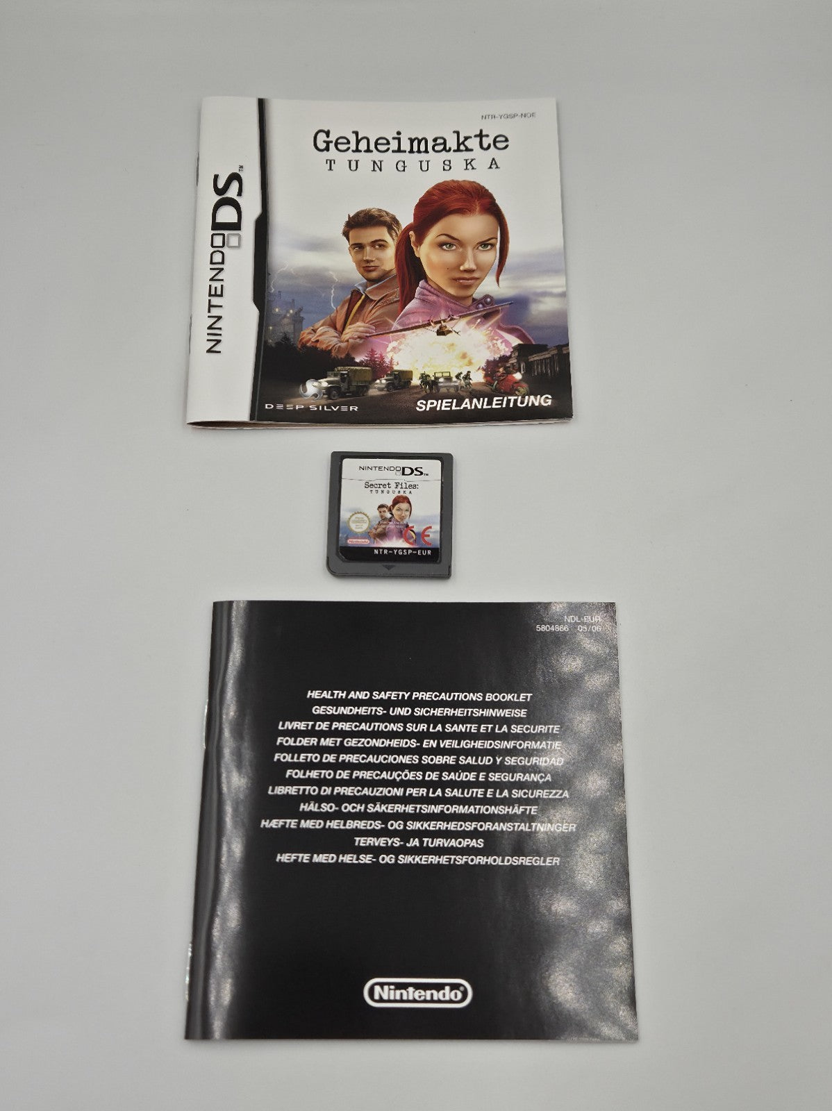 Nintendo DS Spiel Geheimakte Tunguska mit OVP und Anleitung NOE