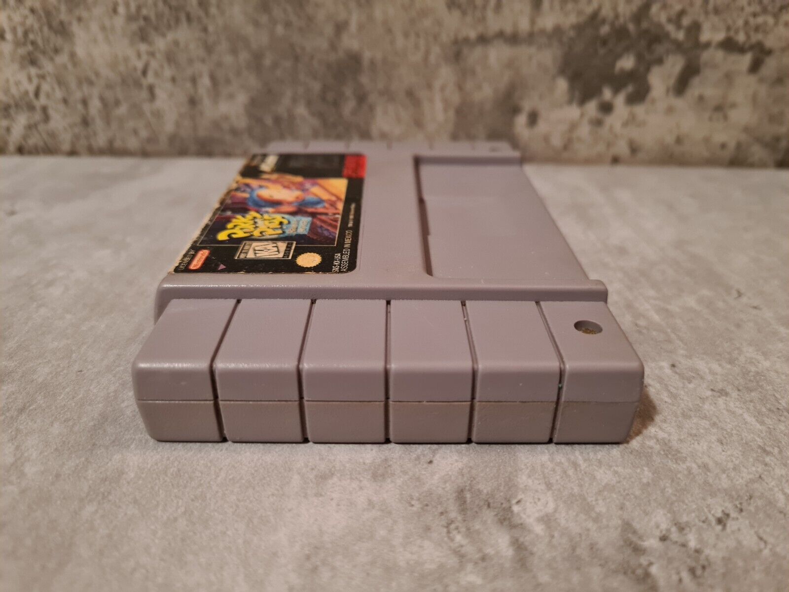 SNES Super Nintendo Porky Pig's Haunted Holiday NTSC USA Modul - T-Retro-Games 